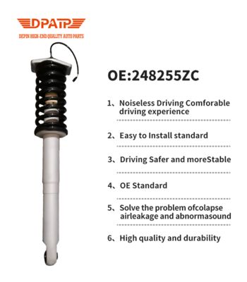 طقم مساعدات مخصصة للتعليق الأمامي 248255 ممتص صدمات حثي لسيارة Maserati Quattroporte M139 موديل 2007-